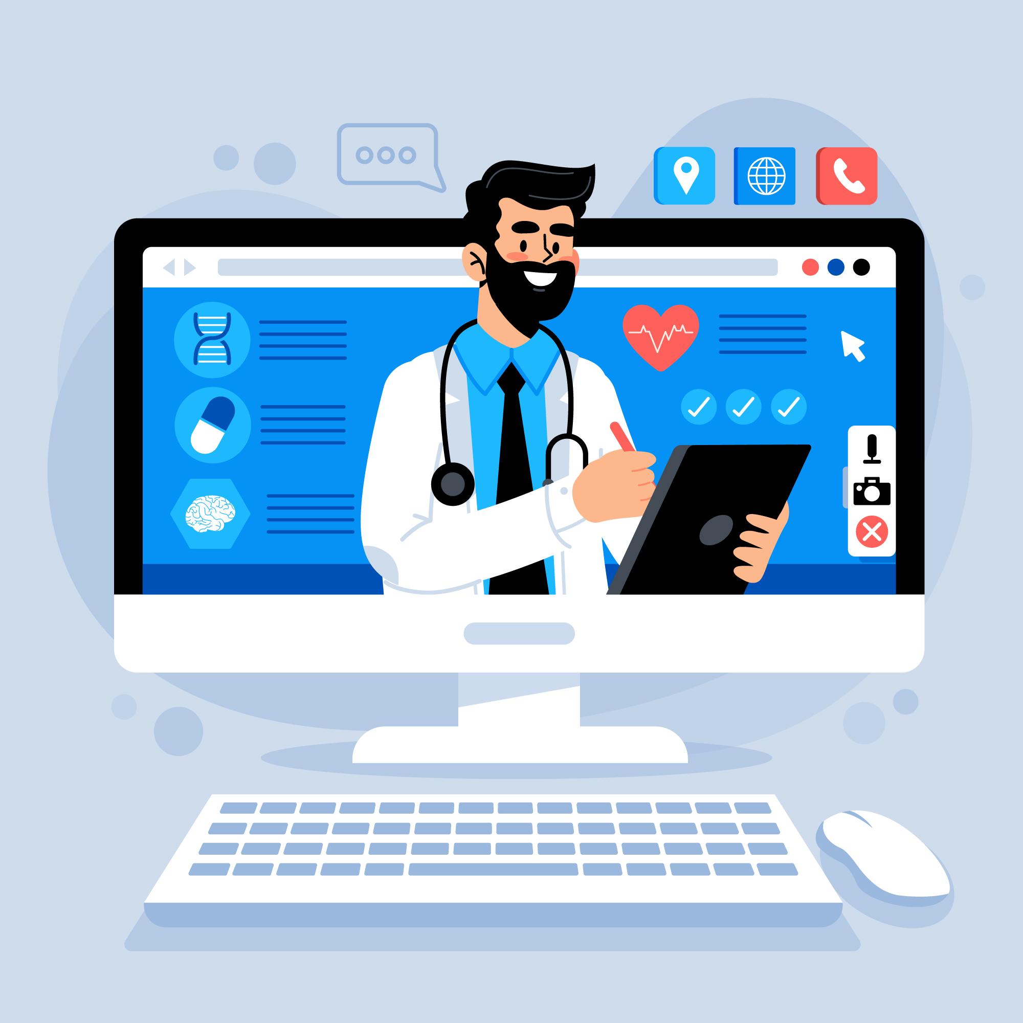 Online platforms are important for doctors. Why?